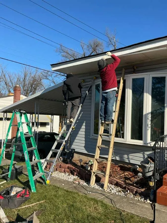 Restoration crew performing exterior repair in Southlake